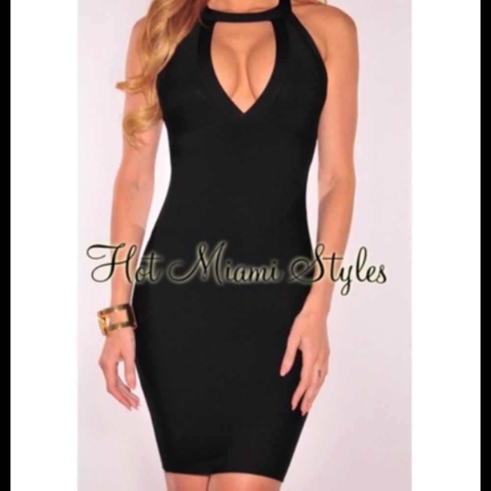 Hot Miami Styles Bandage Dress